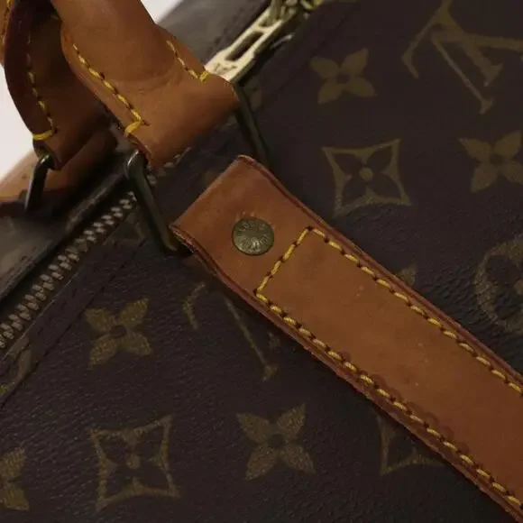 LOUIS VUITTON Monogram Keepall 55 Boston Bag M41424